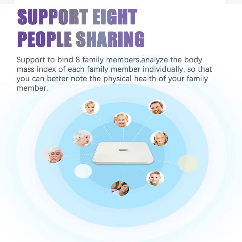 Smart Bluetooth Body Fat Scale with App and Body Metrics