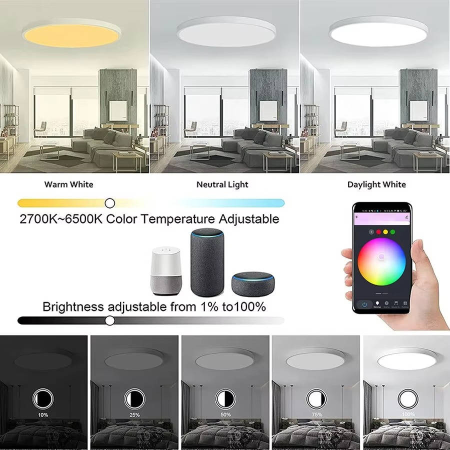 Wireless Smart Ceiling WiFi Bluetooth