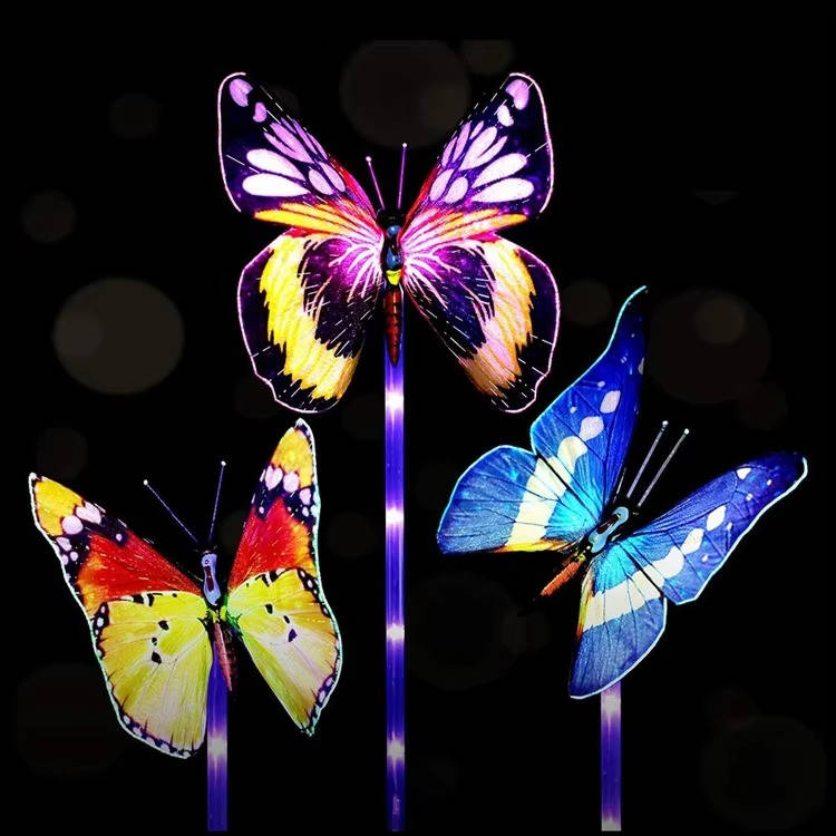 Outdoor Solar Garden Stake Lights Waterproof LED Color Changing - Lenila