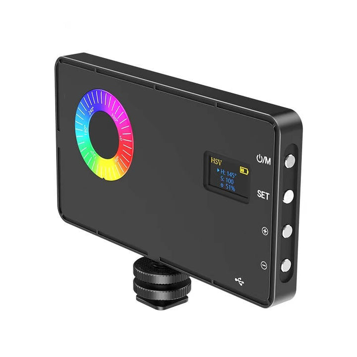 Portable USB Rechargeable RGB Camera with Color Changing Modes for