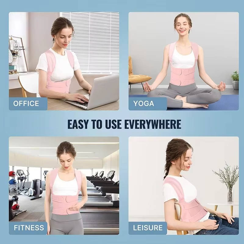 Posture Corrector Brace Full Back Support Adjustable Fit