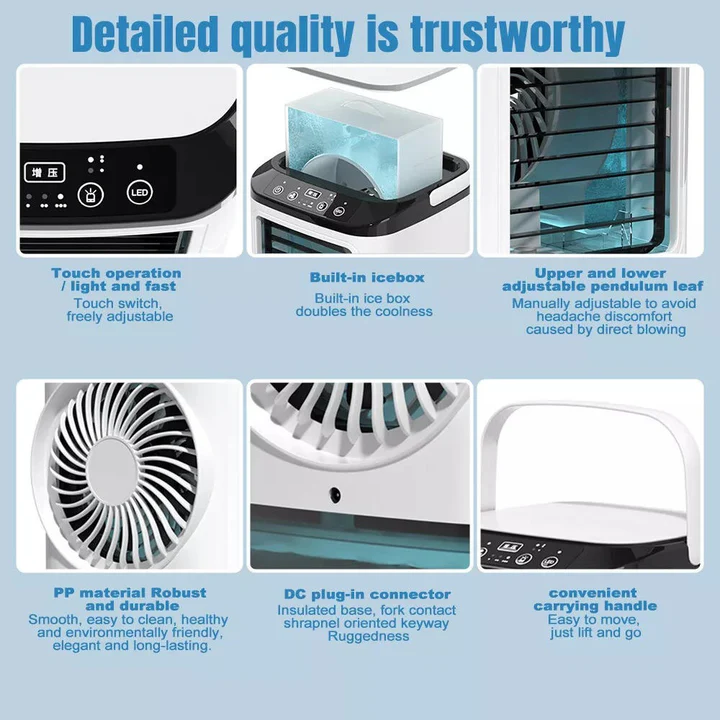Portable Mini Air Conditioner Compact Lightweight