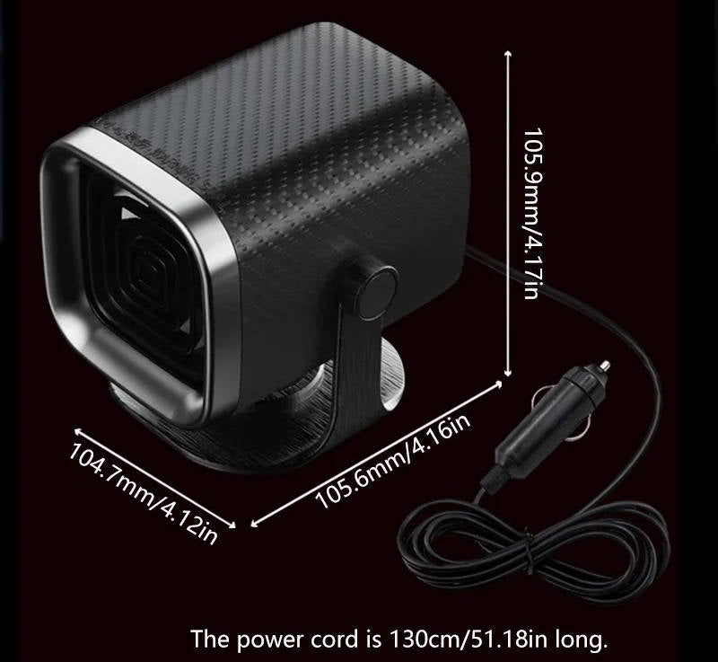 Portable Car Heater Ceramic Fan Fast Heating Defroster 12V 24V