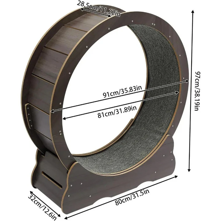 Pet Exercise Wheel for Cats Silent Design