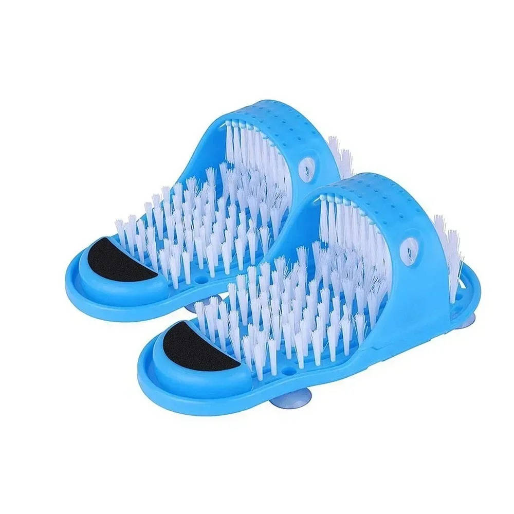 Foot Scrubber Slipper with Massage Bristles Dead Skin Remover