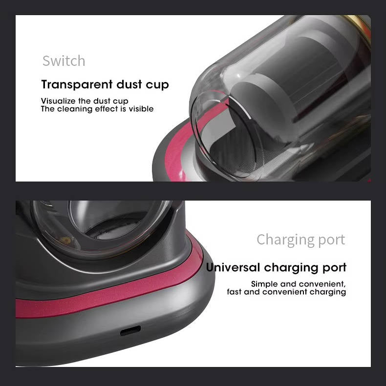 Handheld Vacuum Cleaner for Dust Mites Mattress and Upholstery