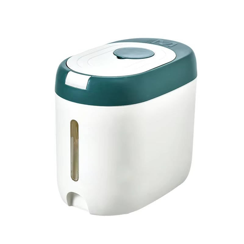 Kitchen Rice Dispenser Plastic Container with Scoop