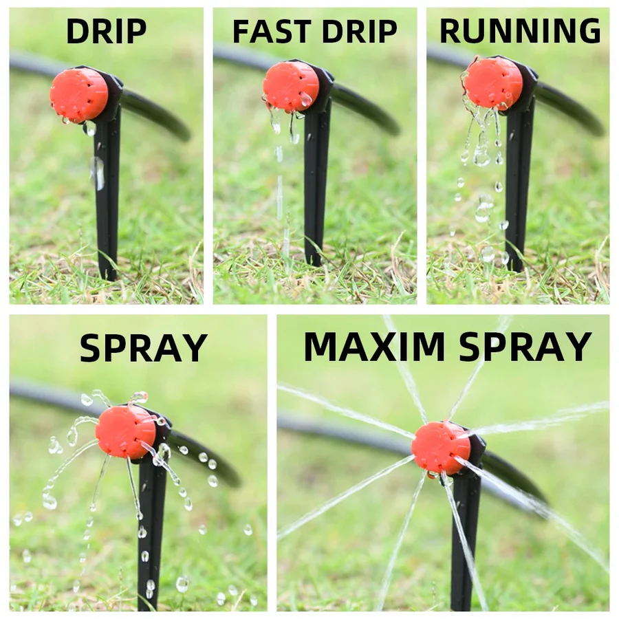 Automatic Timer Drip Irrigation System with Water-Saving Feature