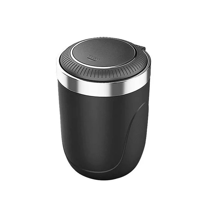 Portable Car Ashtray with Lid LED Cup Holder Smokeless Design