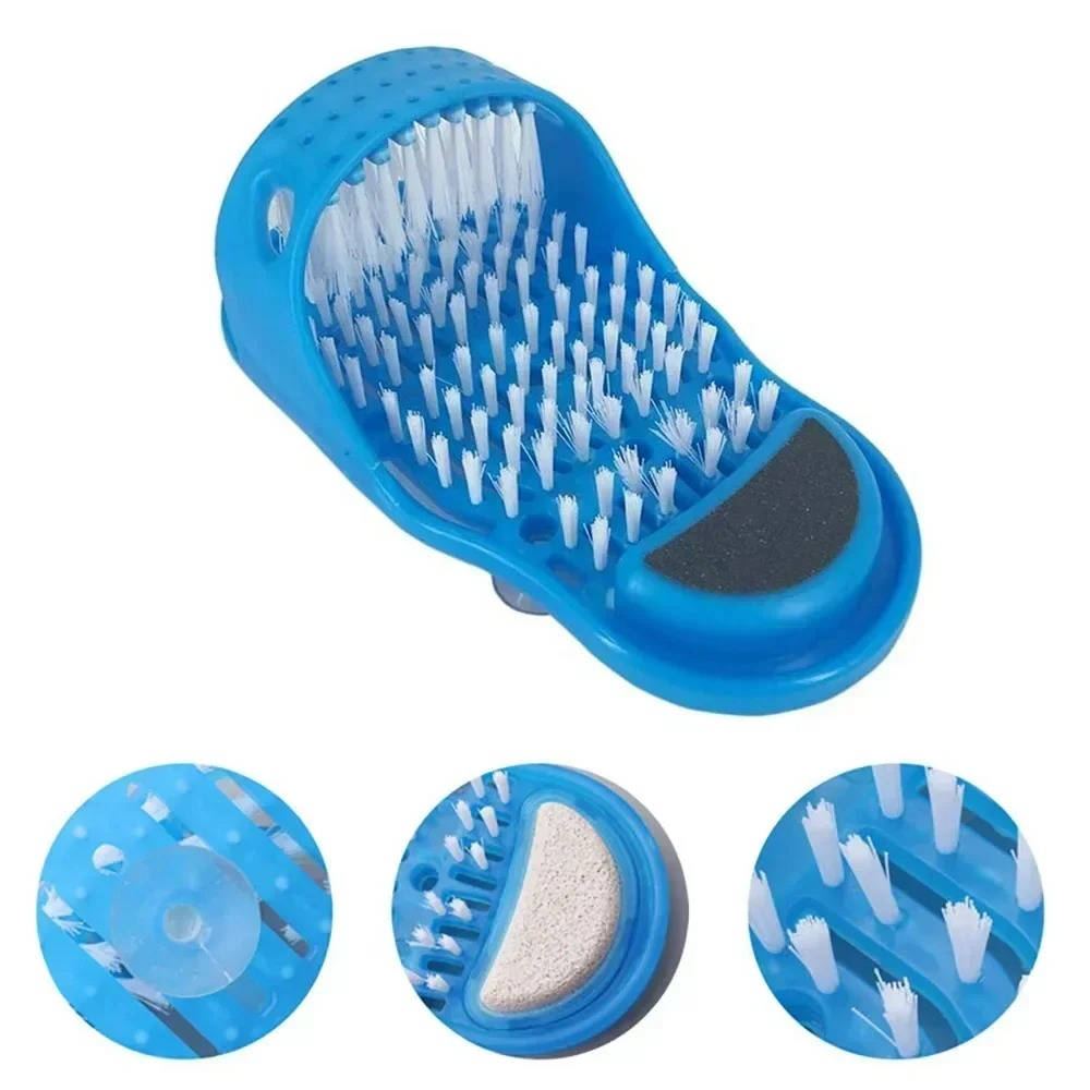 Foot Scrubber Slipper with Massage Bristles Dead Skin Remover