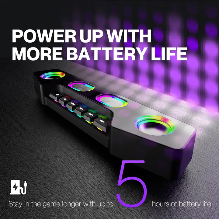 Wireless Bluetooth Desktop Speaker RGB Lighting Effects
