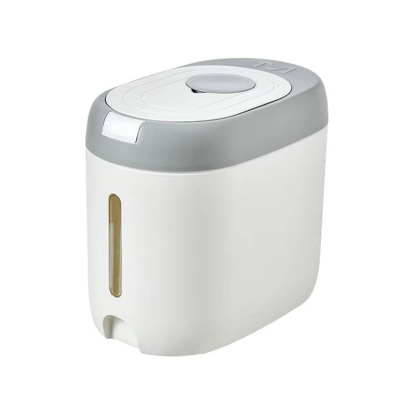 Kitchen Rice Dispenser Plastic Container with Scoop