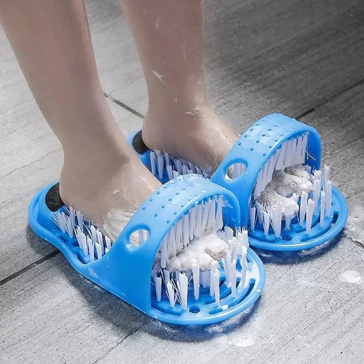 Unisex Foot Scrubber Slipper with Massage Bristles Dead Skin Remover - Lenila