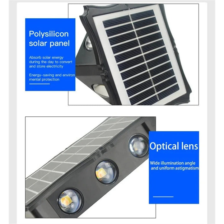 Outdoor Solar Wall Waterproof Sensor Activated
