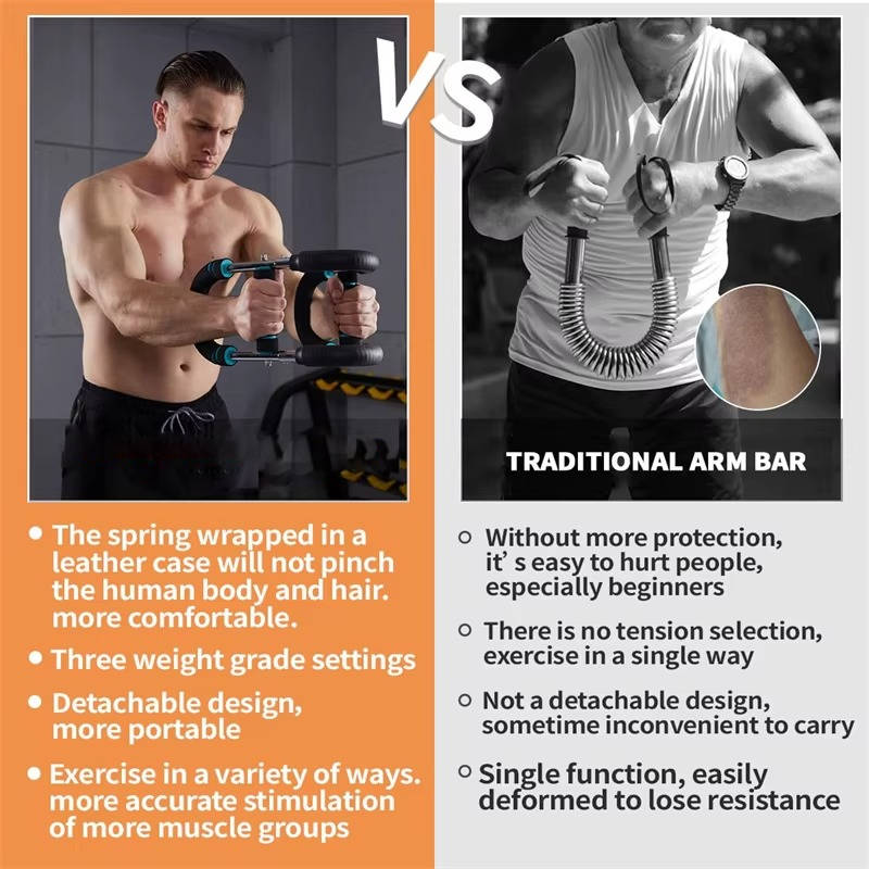 Mens Adjustable Arm and Chest Trainer Portable Resistance Equipment