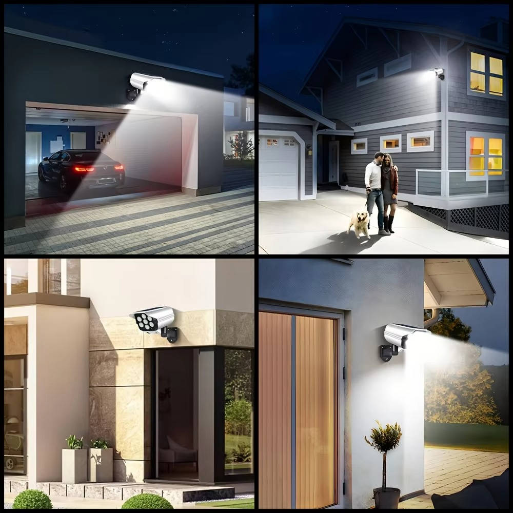 Wireless LED Solar Motion Sensor Floodlight Outdoor Waterproof IP65