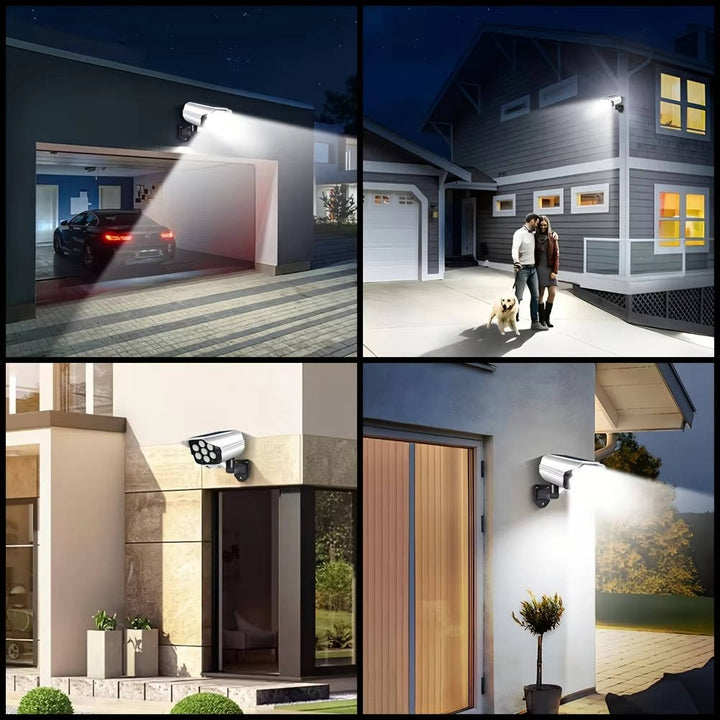 Wireless LED Solar Motion Sensor Floodlight Outdoor Waterproof IP65