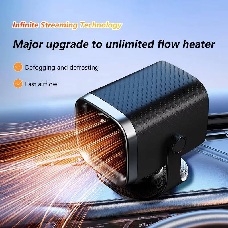 Portable Car Heater Ceramic Fan Fast Heating Defroster 12V 24V