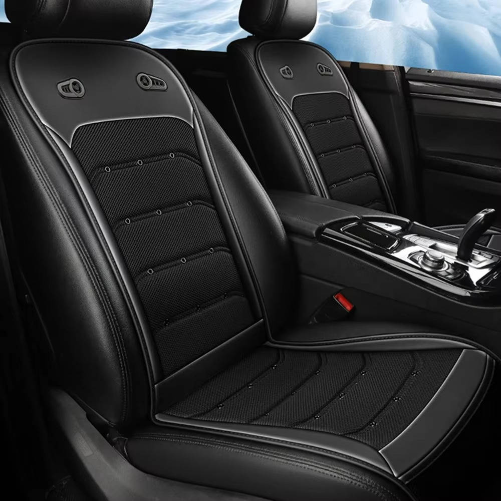 Car Seat Cushion with Intelligent Fans Breathable Cooling Cover