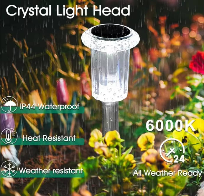 Outdoor Solar Pathway Lights Waterproof LED Garden Set