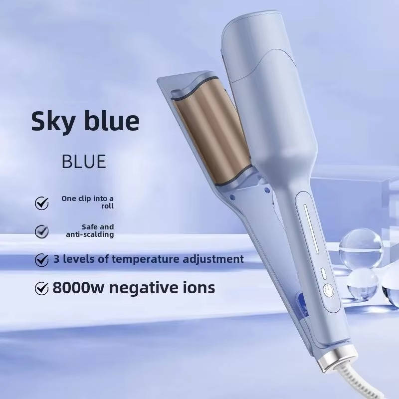 Hair Curling Iron with Deep Wave Barrel