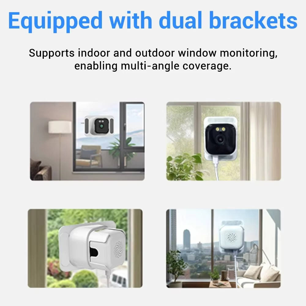 Wireless HD Window Camera with Night Vision and Motion Detection