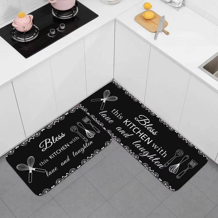 Multi-Purpose Absorbent Sponge Mat for Kitchen and Bathroom
