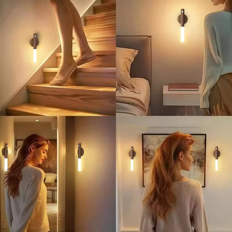 LED Night Lamp with Motion Sensor for Wardrobe and Bedside Use