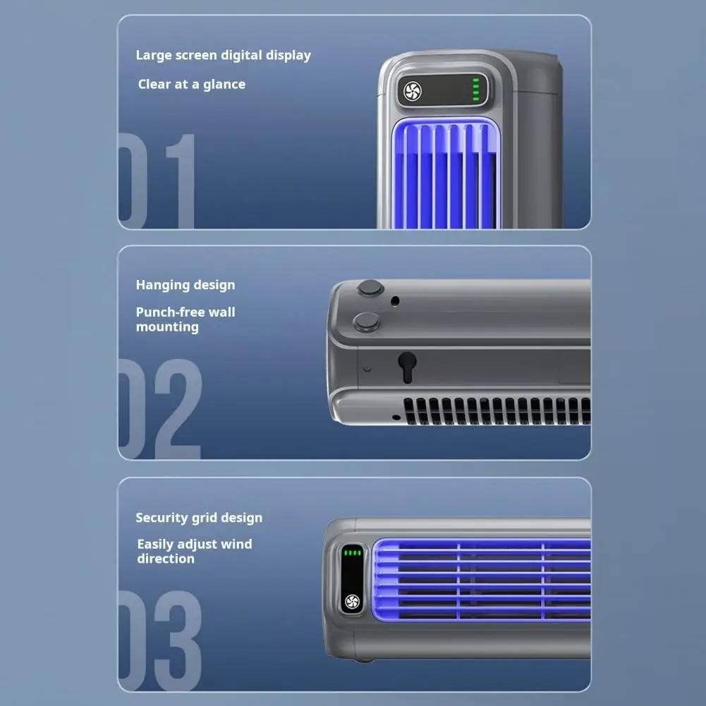Portable Air Conditioner Cooler with Battery Adjustable Speed Quiet