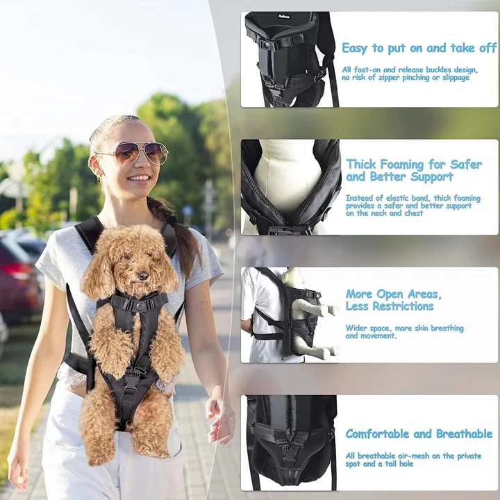 Pet Carrier Backpack Adjustable Fit