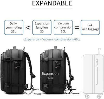 Vacuum Compression Backpack Durable Lightweight