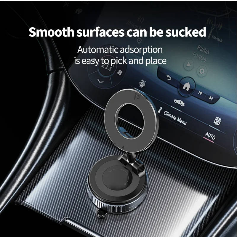 Universal Foldable Magnetic Car Phone Mount Hands- Design