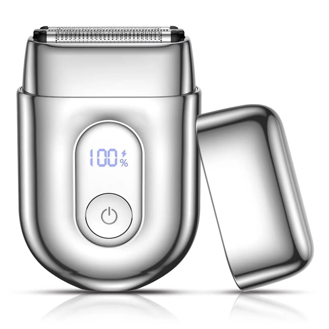 Mens Travel Foil Shaver Floating Blades Waterproof IPX7