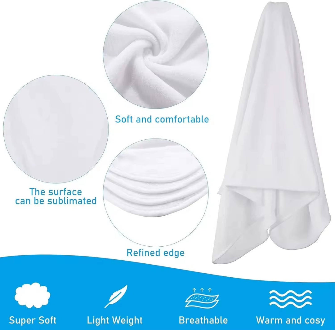 Lightweight Cooling Blanket Breathable Soft Knit Dual-Sided