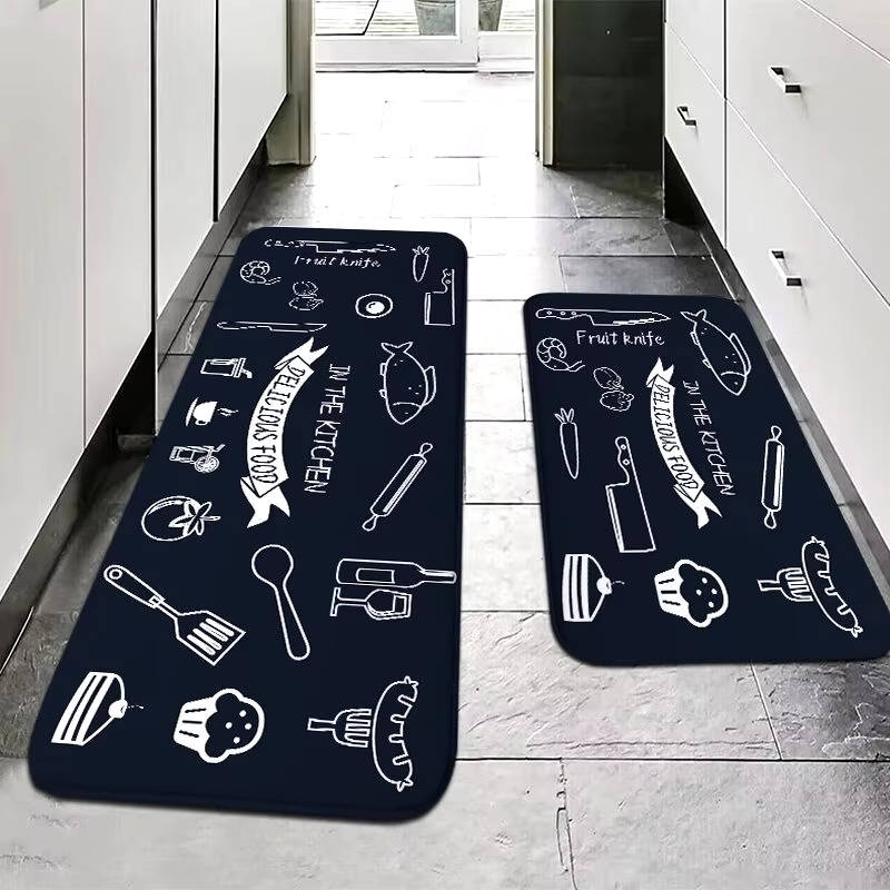 Multi-Purpose Absorbent Sponge Mat for Kitchen and Bathroom