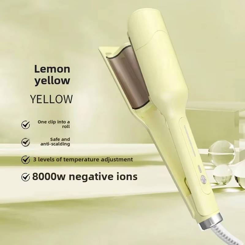 Hair Curling Iron with Deep Wave Barrel