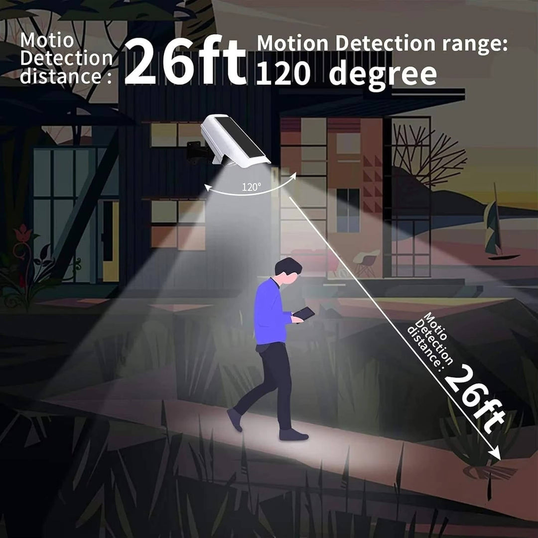 Wireless LED Solar Motion Sensor Floodlight Outdoor Waterproof IP65