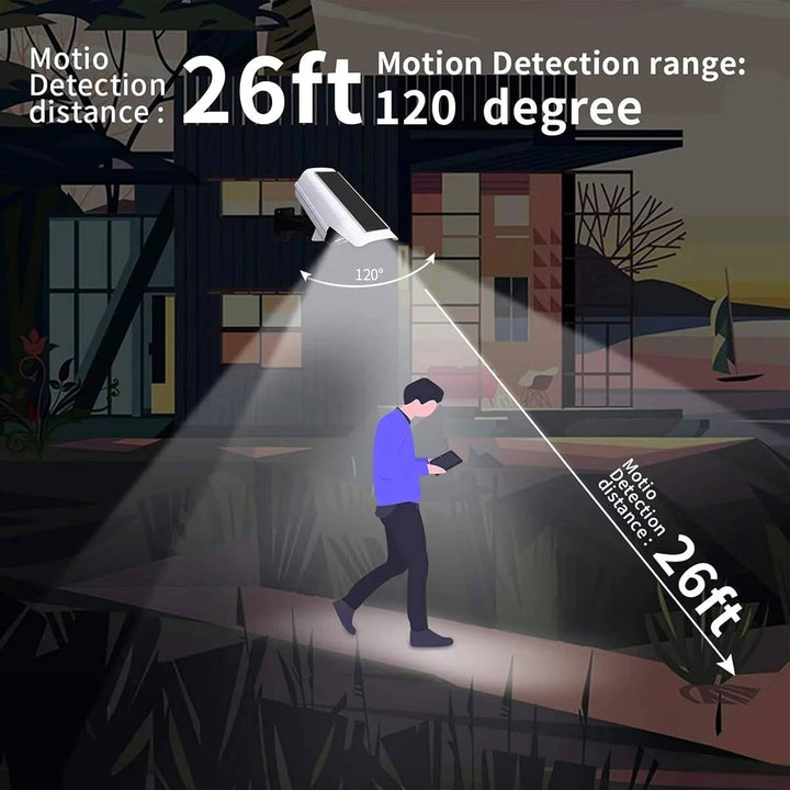Wireless LED Solar Motion Sensor Floodlight Outdoor Waterproof IP65