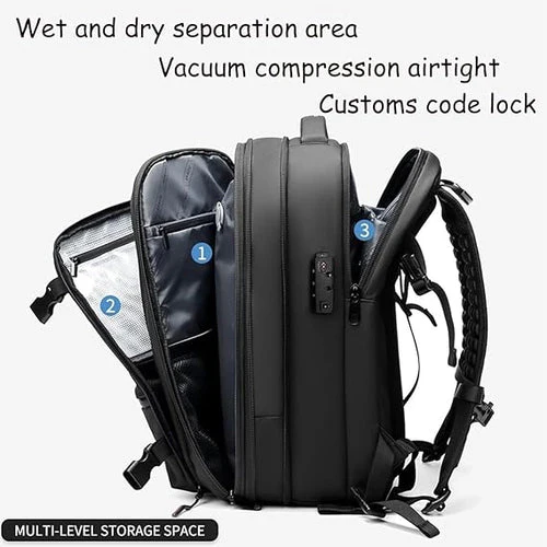 Vacuum Compression Backpack Durable Lightweight