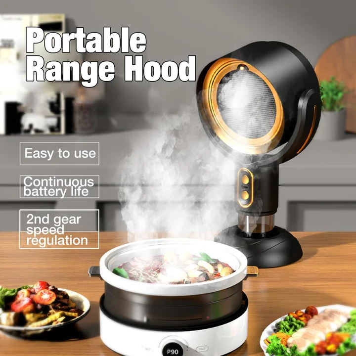 Portable Rechargeable Extractor Hood Powerful Performance