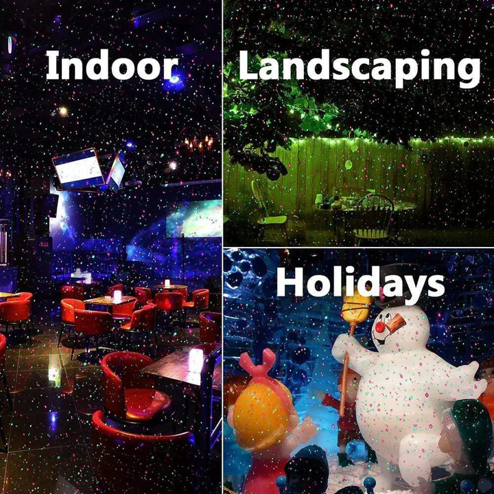 Outdoor Laser Projector Weatherproof Portable Design