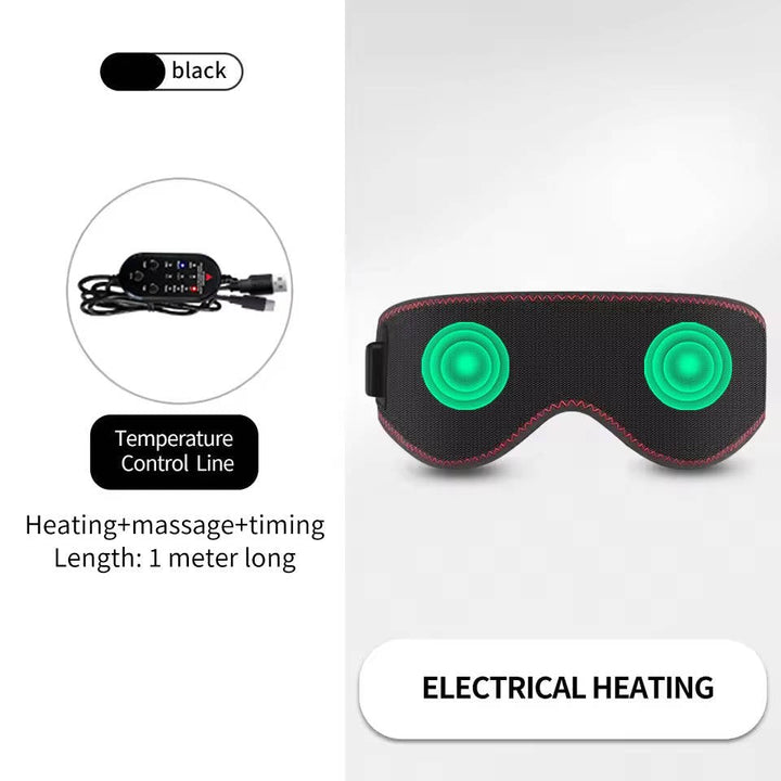 Heated Eye Mask with Adjustable Heat Levels for Dry Eyes and
