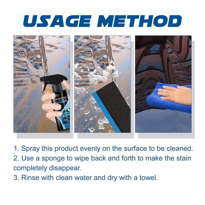 Car Ceramic Coating Spray with Polishing Spot Remover and Microfiber