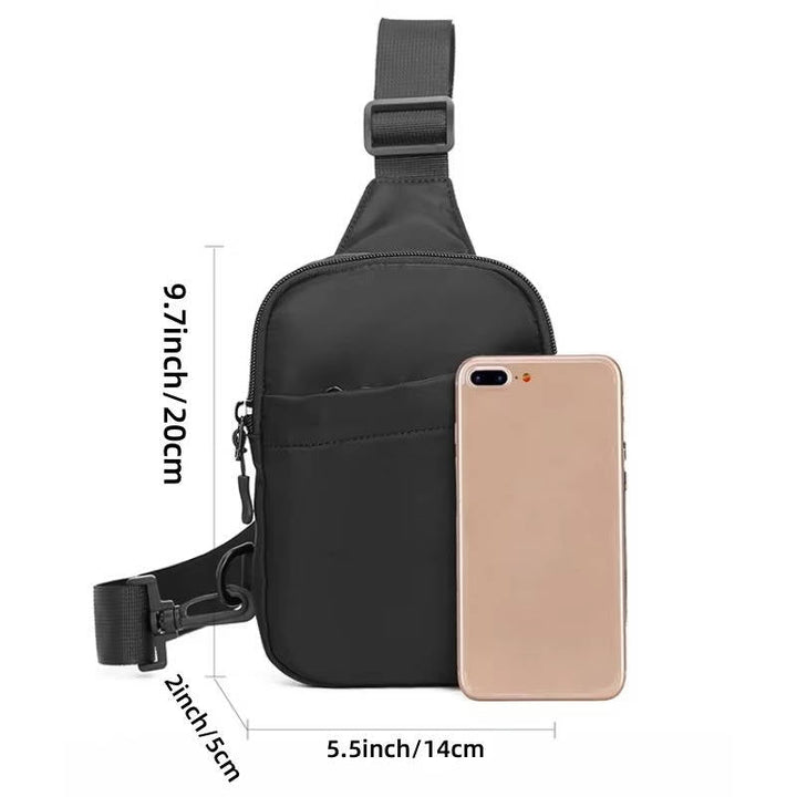 Mens Crossbody Sling Bag Lightweight Small Shoulder Bag