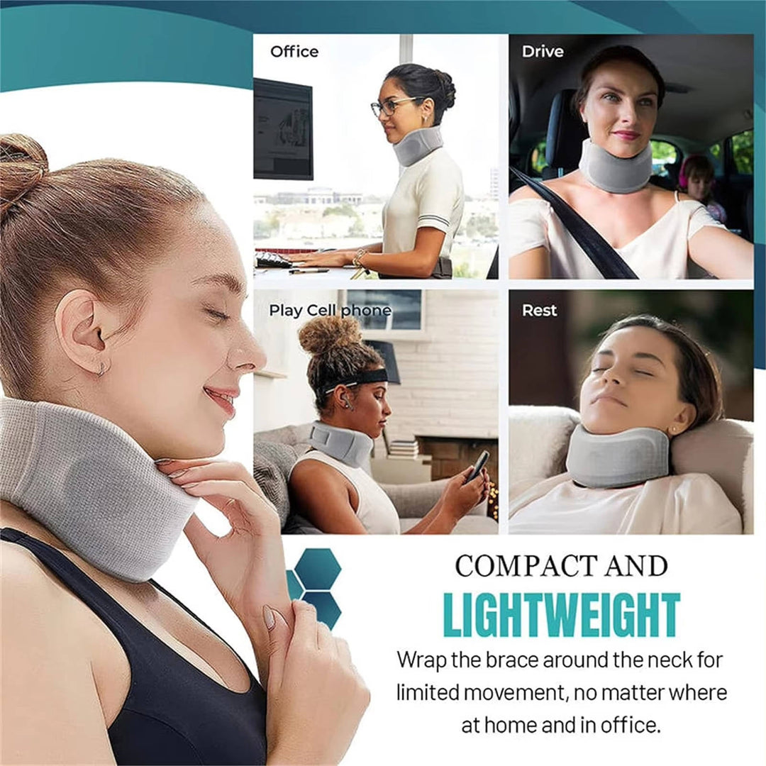 Neck Brace Soft Foam with Replacement Cover for Sleeping