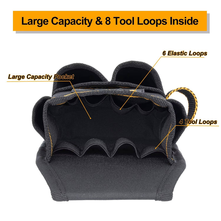 Electrician Tool Pouch Durable Nylon Compact Fit
