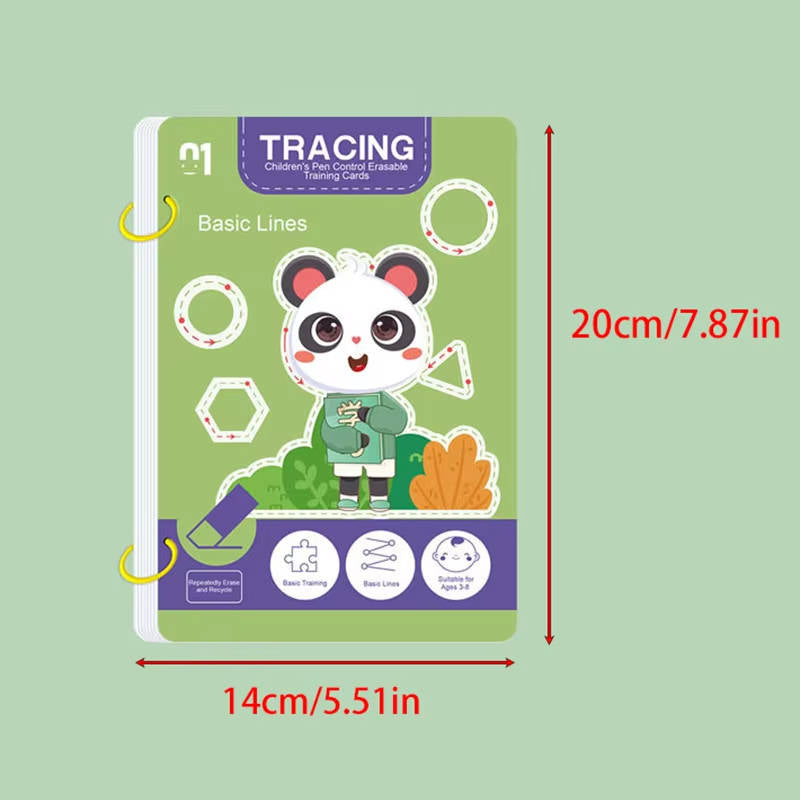 Toddler Writing Worksheets Book Educational Practice