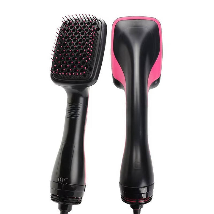 Hair Dryer Brush with Temperature Control and Ionic Technology