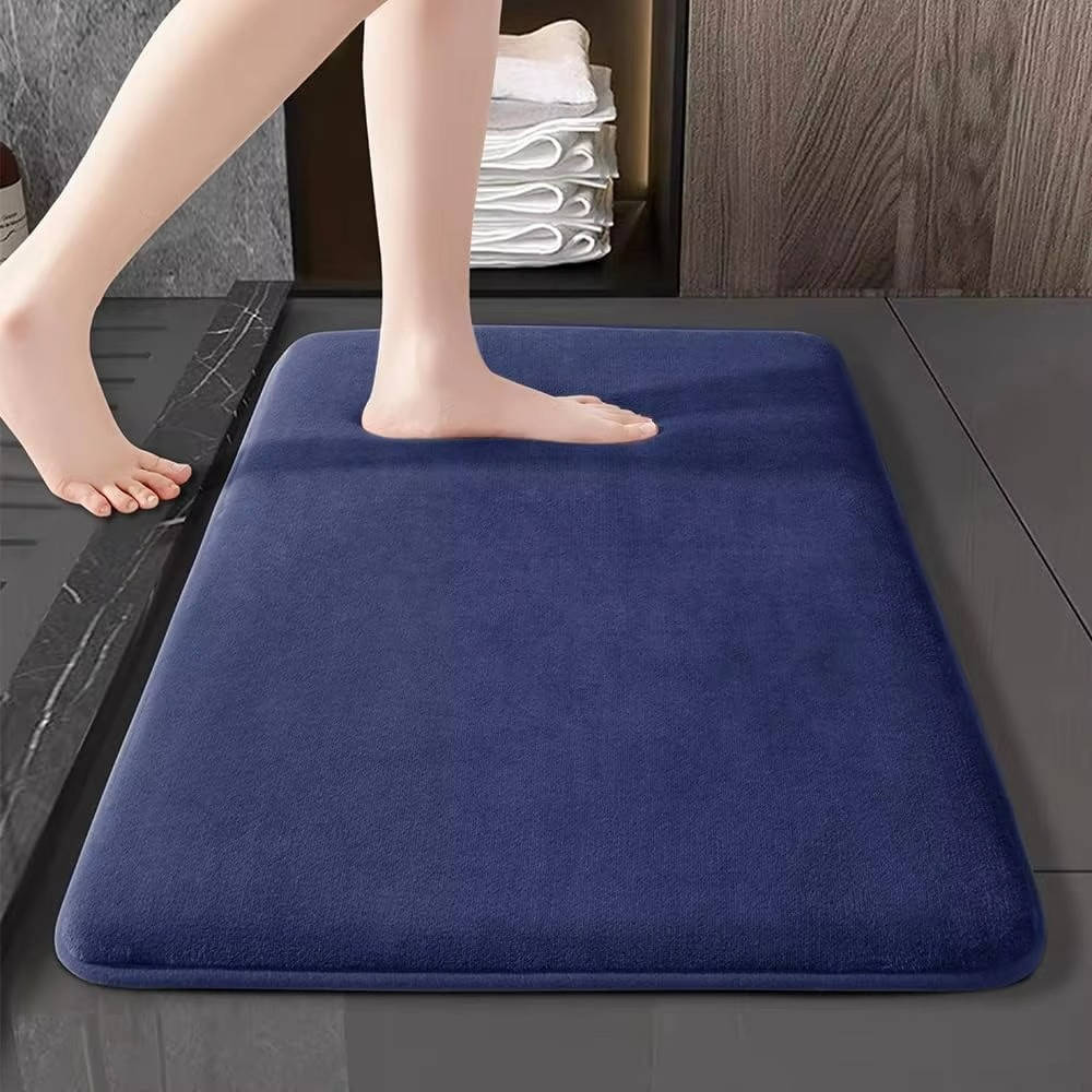 Absorbent Bath Floor Mat Soft Plush