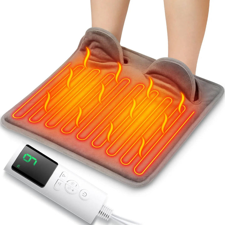 Electric Foot Heating Pad Underdesk Adjustable Temperature - Lenila